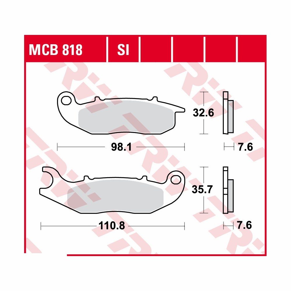 TRW Bremsbelagsatz Allround MCB818