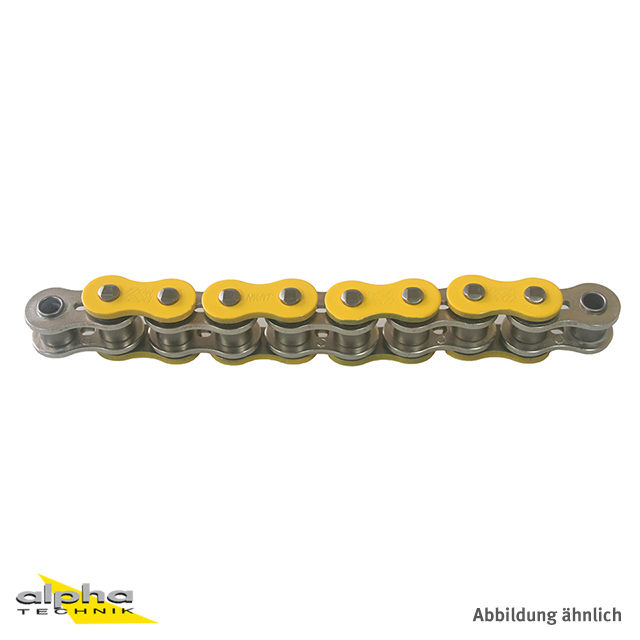 Kette ENUMA MVXZ-2 525, ideale OEM-Ersatzkette - 118 Glieder - Farbe Gelb