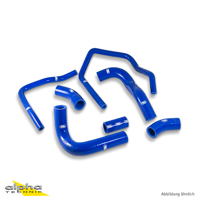 SAMCO SPORT Siliconschlauch Kit blau für Kawasaki ZX9R Modelljahr 1998-2003