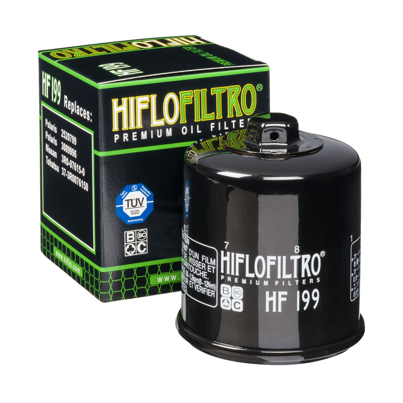 HIFLO Ölfilter HF199 für diverse Indian Scout und Polaris ATV Modelle mit O-Ring-Satz