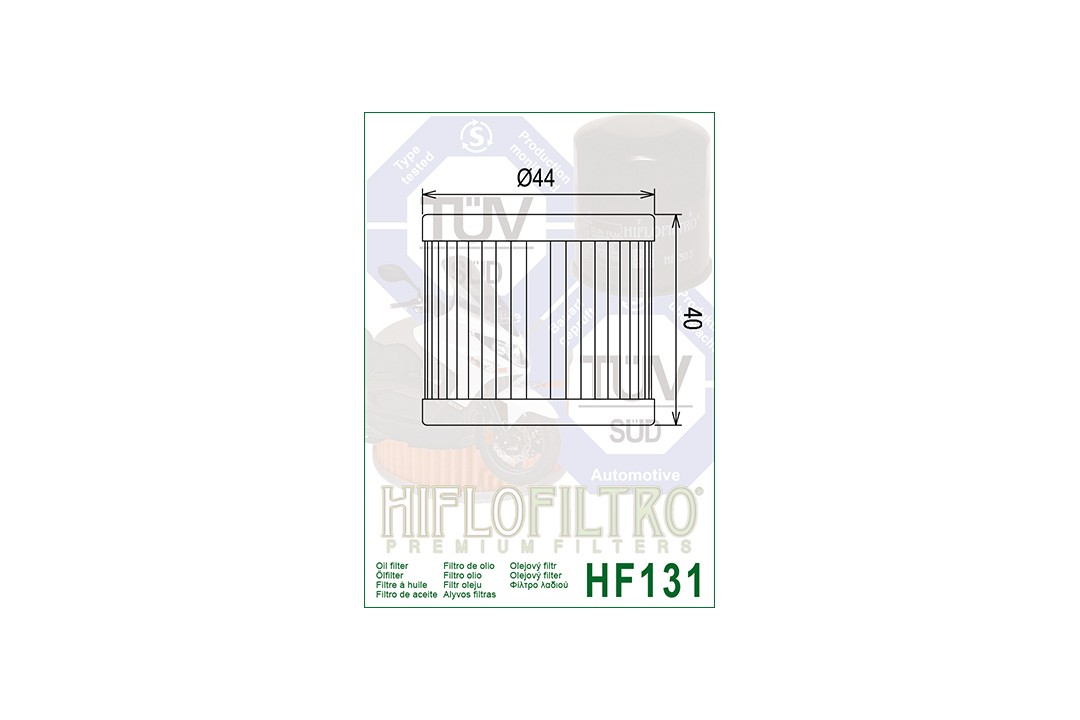 HIFLO Ölfilter HF131 für diverse Hyosung und Suzuki Modelle