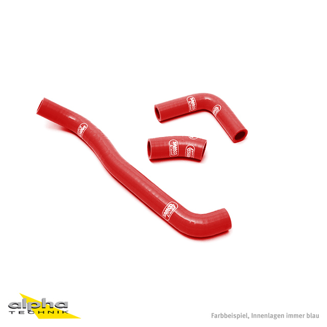 SAMCO SPORT Siliconschlauch Kit rot für Suzuki DRZ400SM DRZ400S Modelljahr 2000-2016