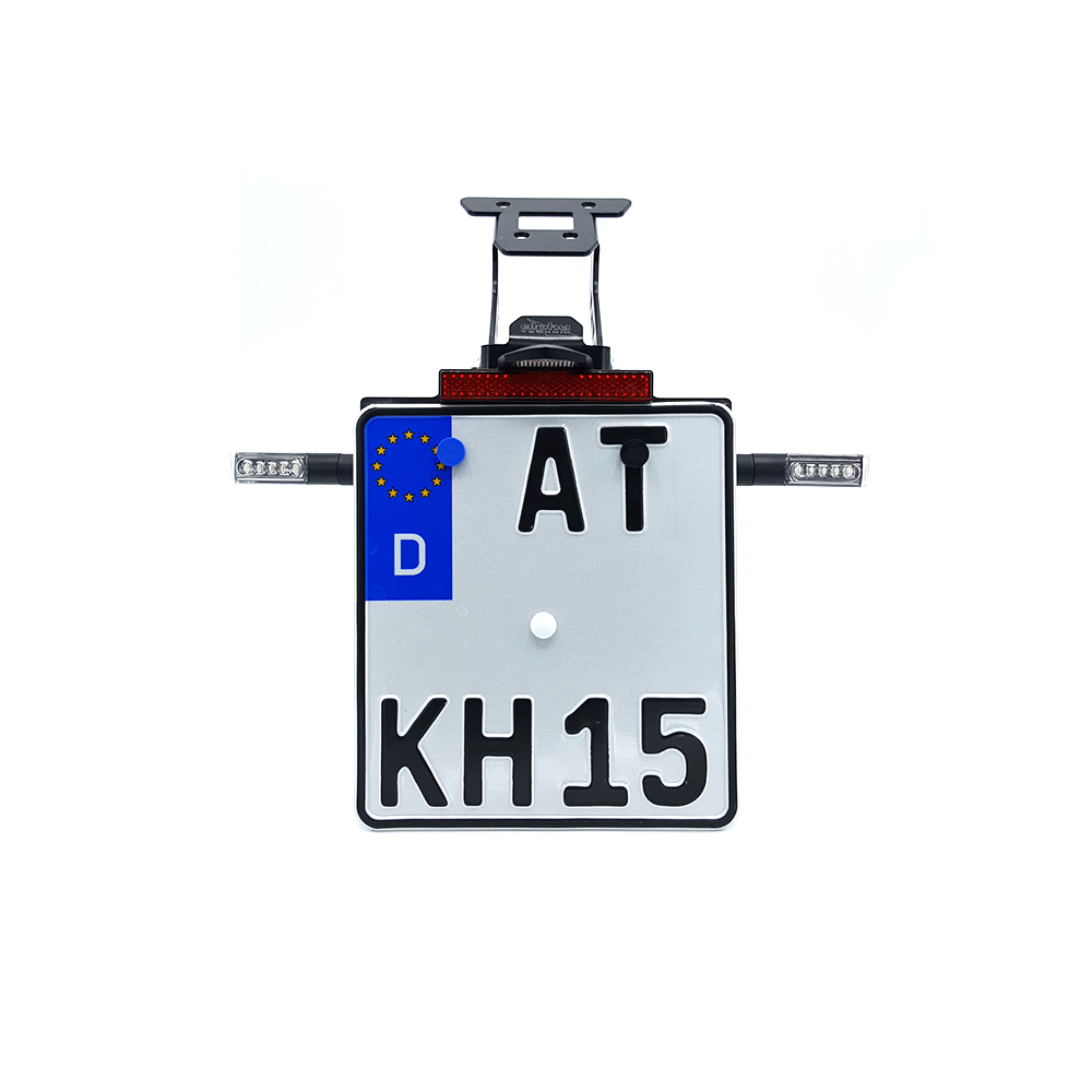 Kennzeichenhalter-Blinker-Kit IDEA (vorne + hinten) für Honda CB500F Typ PC58 u. CBR500R PC57 ab Modelljahr 2017