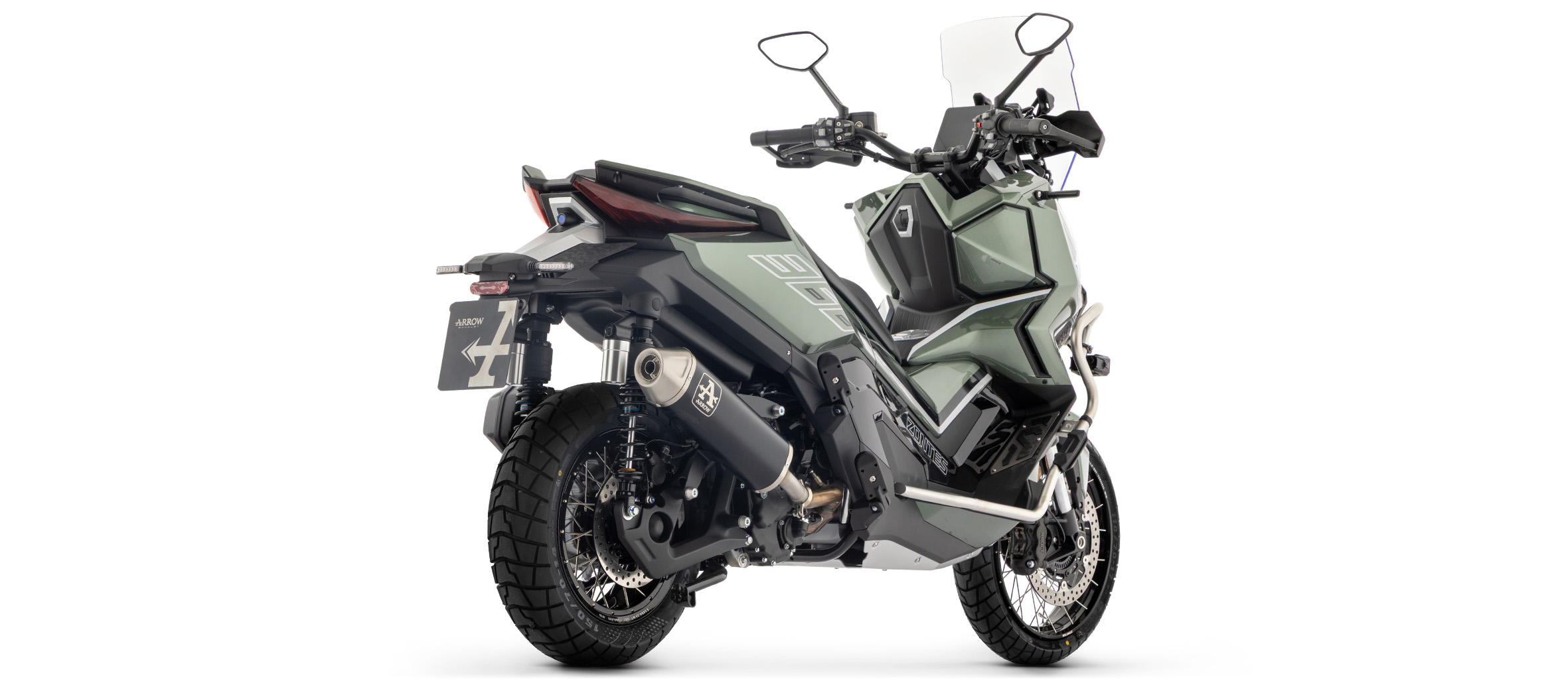 ARROW Auspuff DARK URBAN für Zontes ZT368-G, 2025-2025
