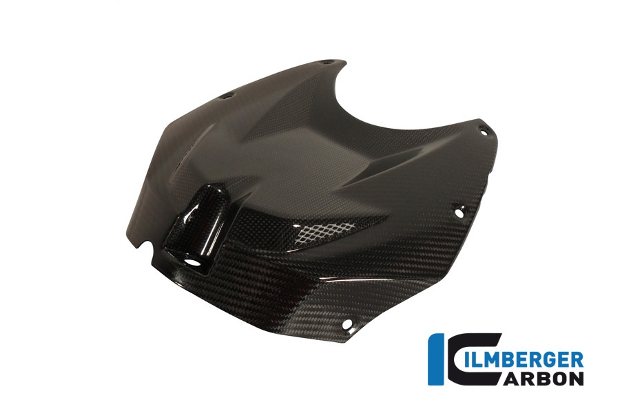 Ilmberger Carbon Tankabdeckung oben mit Gitter, Carbon