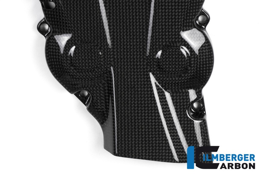 Ilmberger Carbon Zahnriemenabdeckung vertikal glanz, Carbon