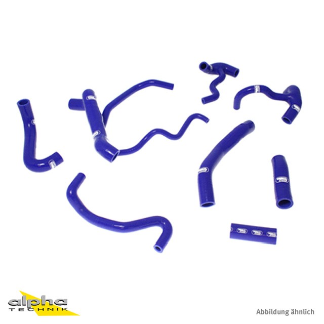 SAMCO SPORT Siliconschlauch Kit blau für Ducati Streetfighter 848 S Streetfighter S Modelljahr 2009-2015