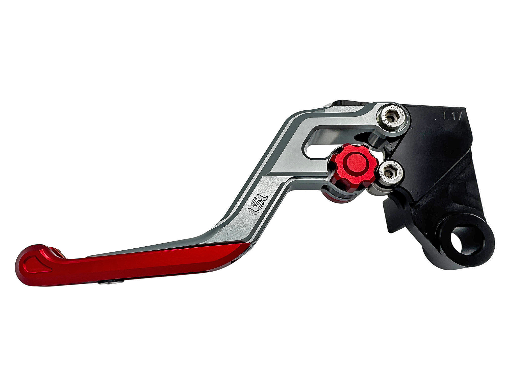 LSL ERGONIA Kupplungshebel L72 Anthrazit/Rot/Rot