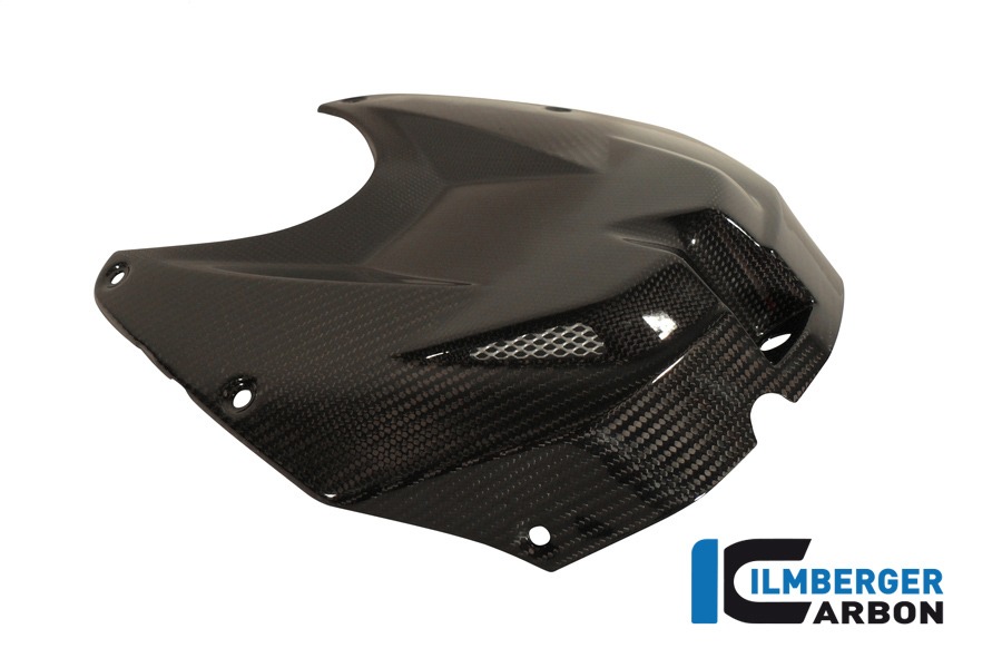 Ilmberger Carbon Tankabdeckung oben mit Gitter, Carbon