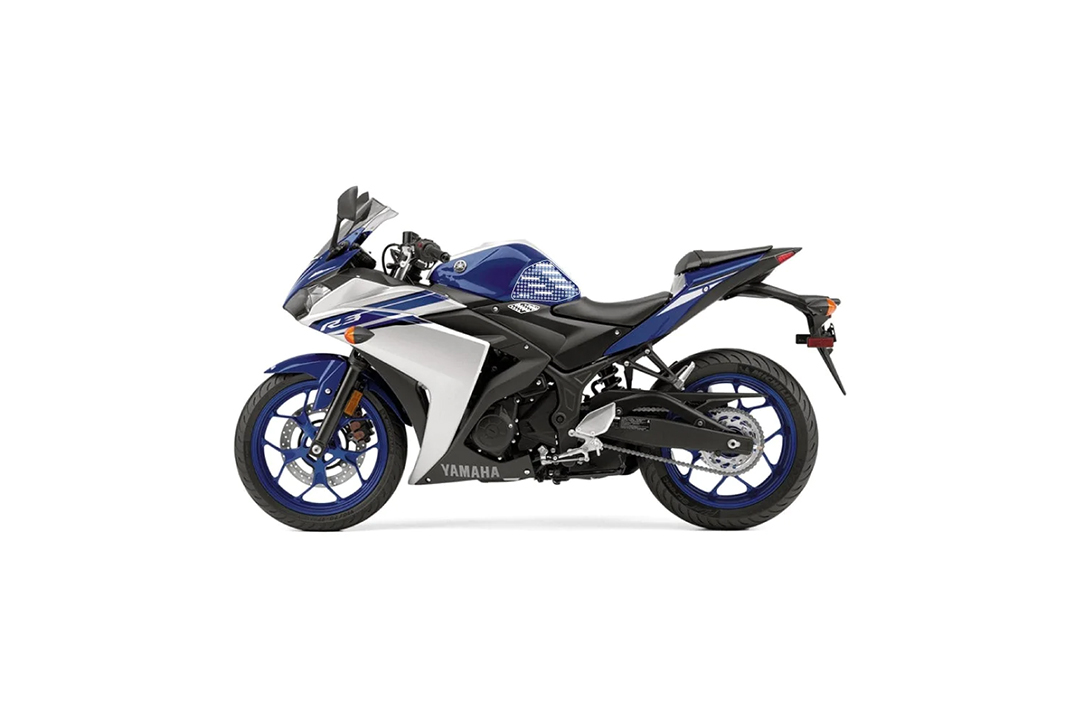 Stompgrip hybrid, Volcano, für Yamaha YZF-R3, YZF-R25, 2015-2018