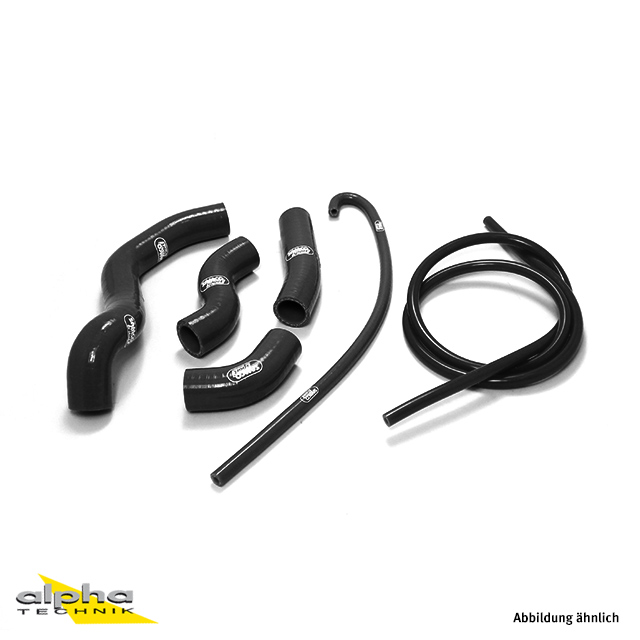 SAMCO SPORT Siliconschlauch Kit 6-teilig schwarz für Kawasaki Z800 Modelljahr 2013-2016