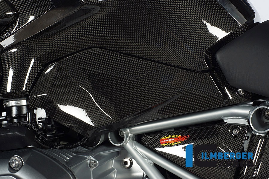 Ilmberger Carbon untere Tankabdeckung links , Carbon