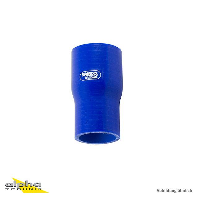 SAMCO SPORT Siliconschlauch Reduzierstück blau von Innendurchmesser 38 mm auf 25 mm