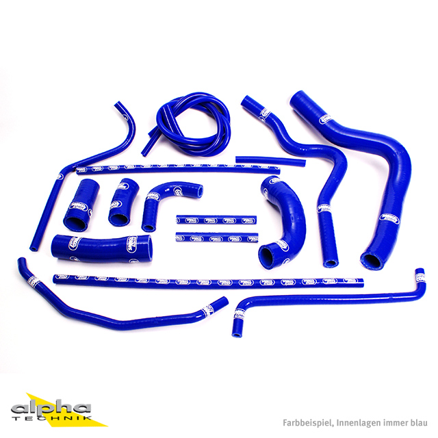 SAMCO SPORT Siliconschlauch Kit blau für Yamaha YZF1000R1 Modelljahr 2004-2006
