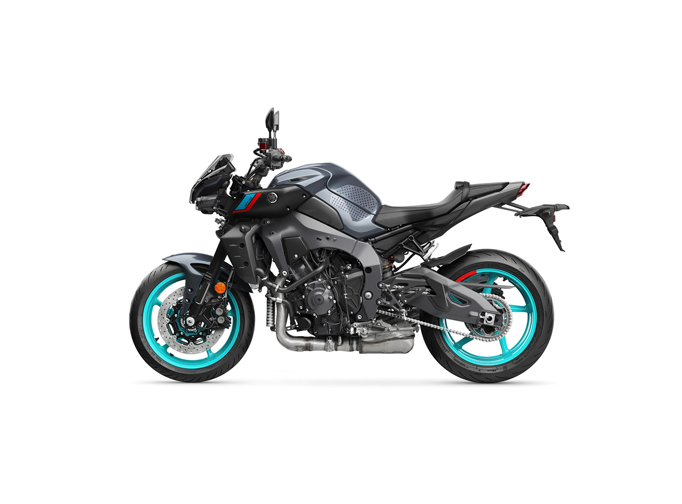 Stompgrip Tank Pad schwarz, Volcano, für Yamaha MT-10 Modelljahr 2022-2023