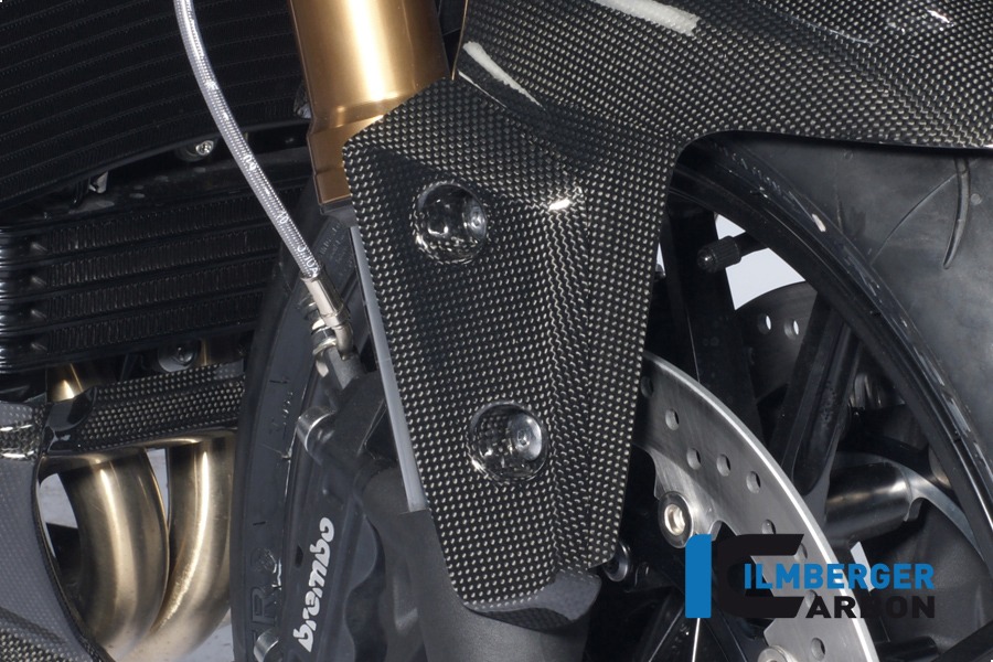 Ilmberger Carbon Flap am Kotflügel vorne rechts, Carbon
