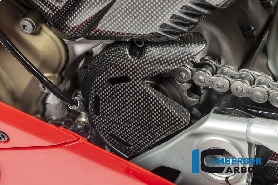 Ilmberger Carbon Ritzelabdeckung glanz Ducati Panigale V4/V4S /V4 R
