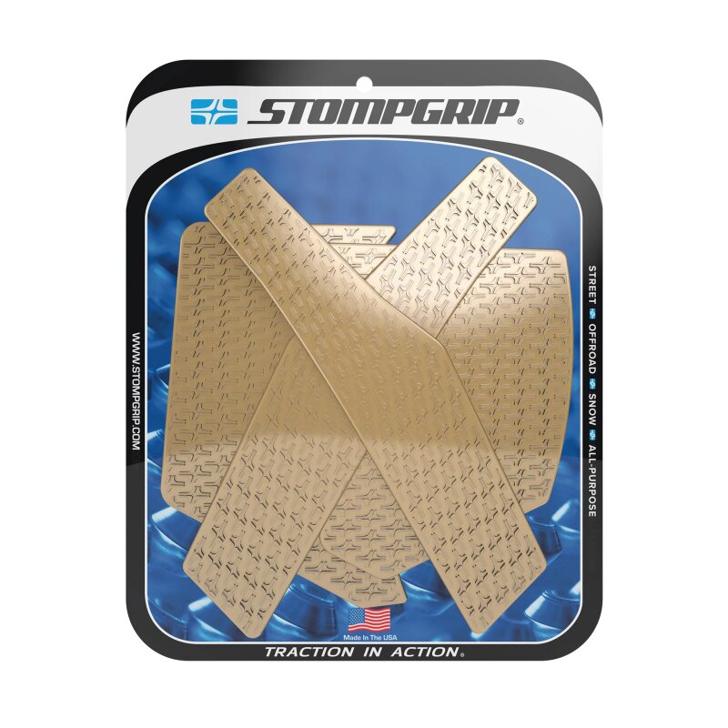 Stompgrip Tank Pad klar, Icon, Streetbike Tank Kit - Tank Seiten, für Honda CRF300L, CRF300LRA Rally, 2018-2026