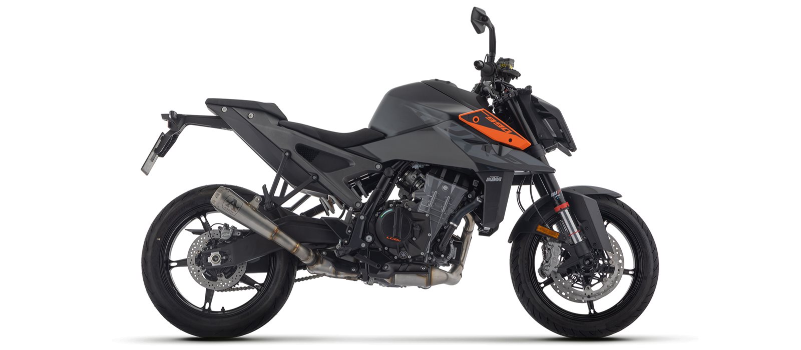 ARROW Auspuff PRO-RACE NiChrom für KTM Duke 990 ab Modelljahr 2024-
