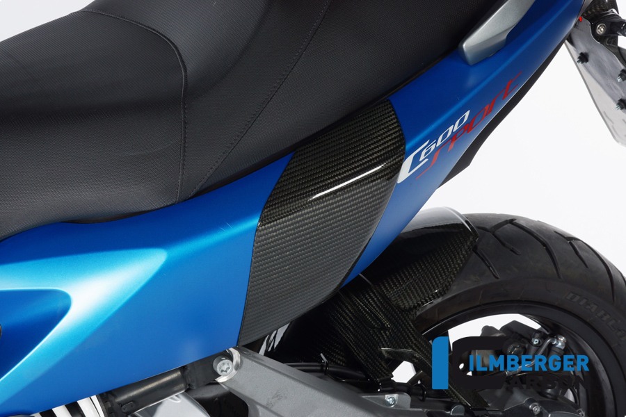 Ilmberger Carbon Sturzpads hinten, Carbon