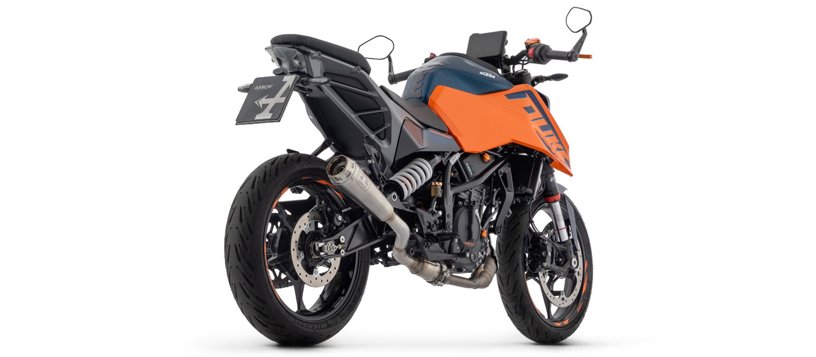 ARROW Auspuff PRO RACE NiChorm für KTM DUKE 125, DUKE 390 Modelljahr 2024-