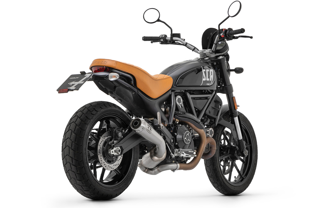 ARROW Auspuff PRO RACE Edelstahl für Ducati Scrambler 800 Modelljahr 2021-