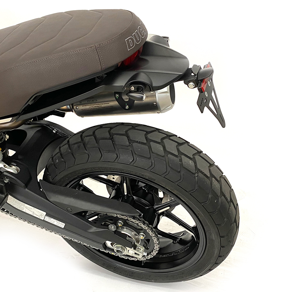 alpha Technik Kennzeichenhalter für Ducati Scrambler 1100 Pro und Sport Pro; Typ 1K; Modelljahr 2020-