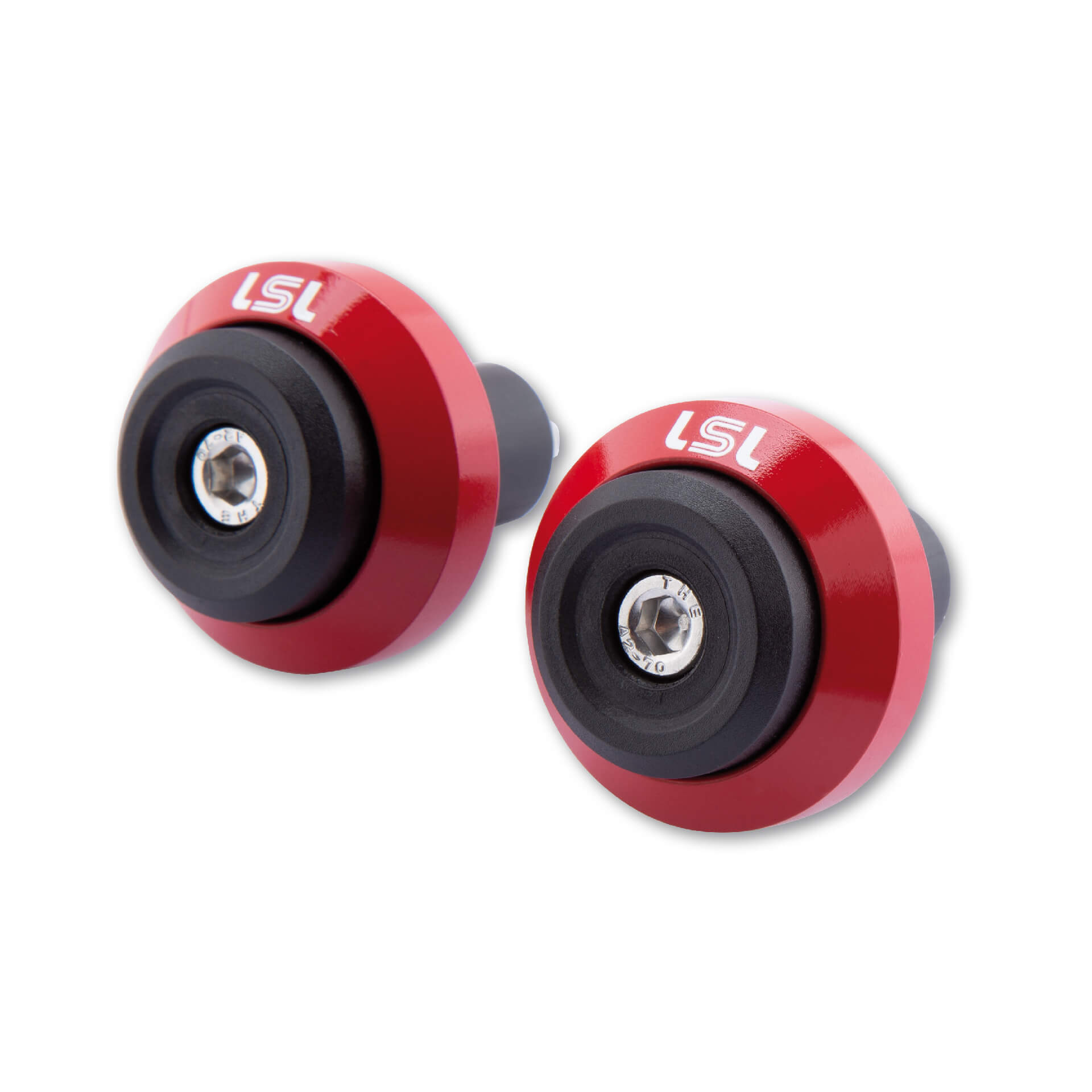 LSL Lenkergewicht GONIA, Aluminium, mit LSL-Logo, für Lenker mit 14mm und 18 mm Innendurchmesser, signal-rot