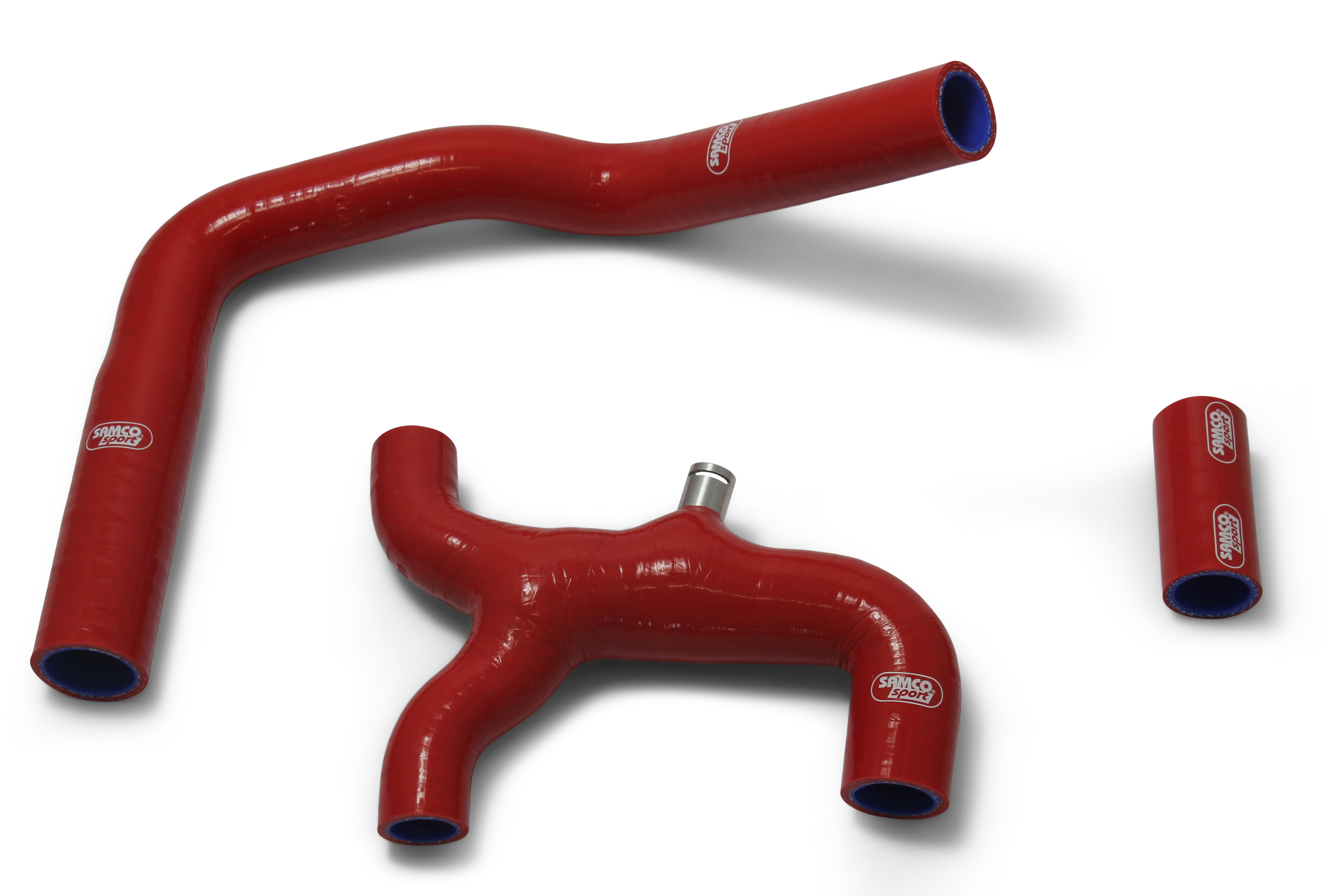 SAMCO SPORT Siliconschlauch Kit Thermostat Bypass rot für Ducati Panigale V4, 2018-2024