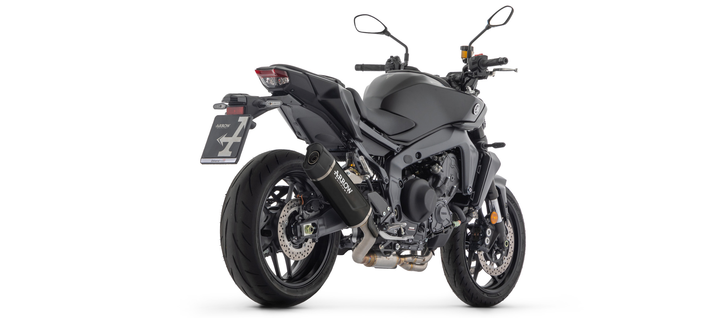 ARROW Racing INDY RACE EVO DARK für Yamaha MT09 / SP, Typ RN87 / RN88 / RN89 / RN90 /RN91 / RN92, Modelljahr 2024-, ohne Strassenzulassung, schwarz