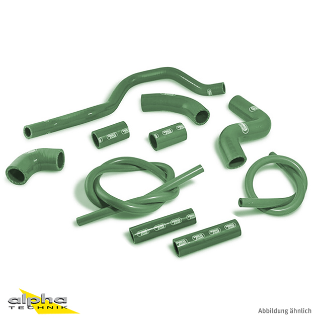 SAMCO SPORT Siliconschlauch Kit B.R. green für Aprilia RSV4 (R / RF / RR / Factory), 2009-2025