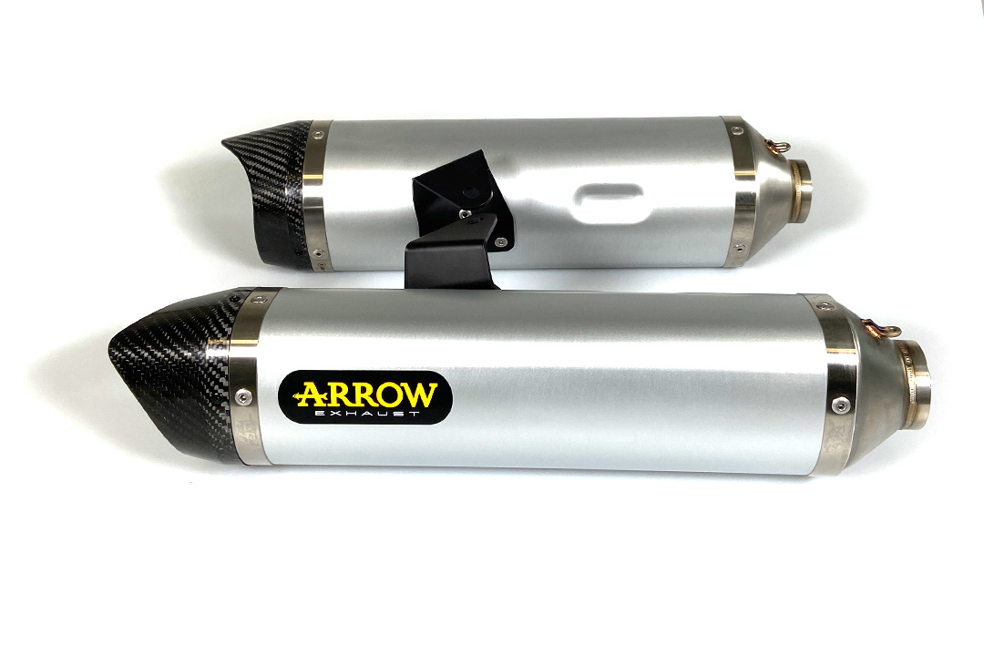 ARROW Auspuff THUNDER Aluminium für Aprilia Dorsoduro SMV750 2009-2017 Dorsoduro 900 2017-2019