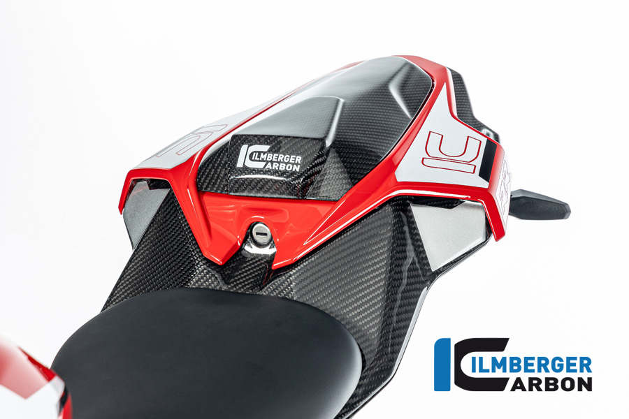 Ilmberger Carbon Soziussitzabdeckung, Carbon