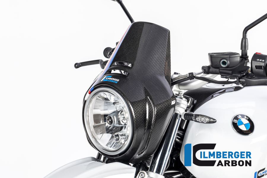 Ilmberger Carbon Scheinwerferverkleidung, glänzend, BMW R nineT Urban GS 2016-