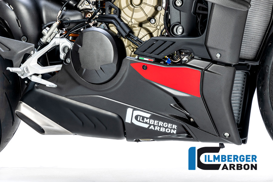 Ilmberger Carbon Verkleidungsunterteil matt rechts für Ducati Streetfighter V4 2020-