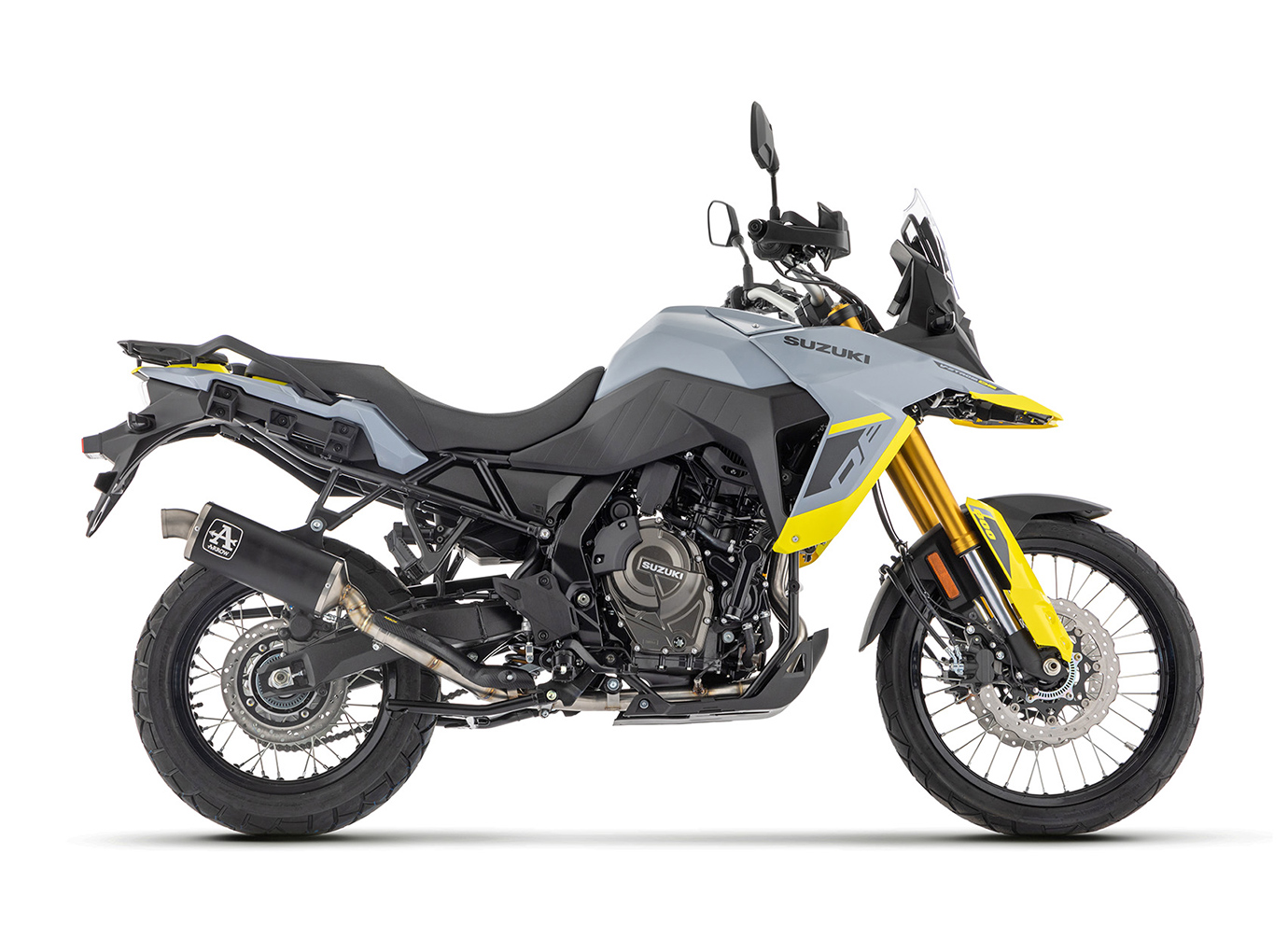 ARROW Auspuff INDY RACE DARK Aluminium für Suzuki V-Strom 800DE Modelljahr 2023-