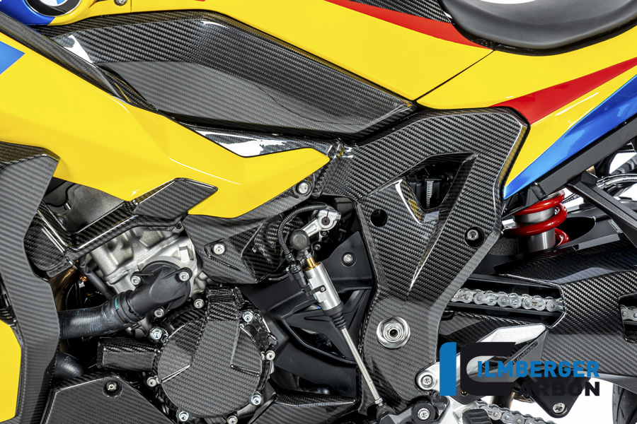 Ilmberger Carbon Rahmenabdeckung links, glänzend, BMW S1000XR 2020- M1000XR 2024-