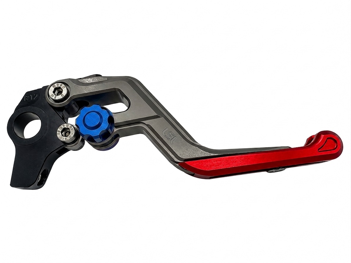 LSL ERGONIA Bremshebel R17 Anthrazit/Blau/Rot