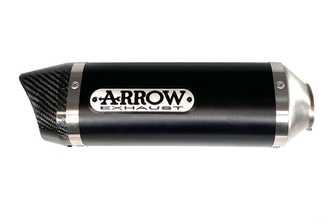 ARROW Auspuff DARK THUNDER Aluminium schwarz für Yamaha XJ6 Diversion 2009-2016