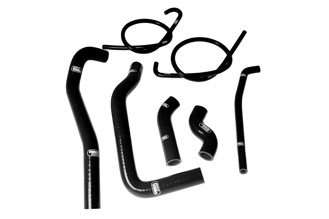 SAMCO SPORT Siliconschlauch Kit schwarz für Kawasaki ZXR750 Modelljahr 1990