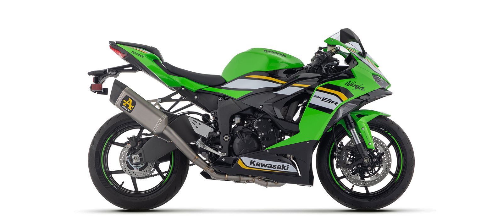 ARROW COMPETETION Edelstahl-Komplettanlage für Kawasaki ZX-6R 636, 2024-