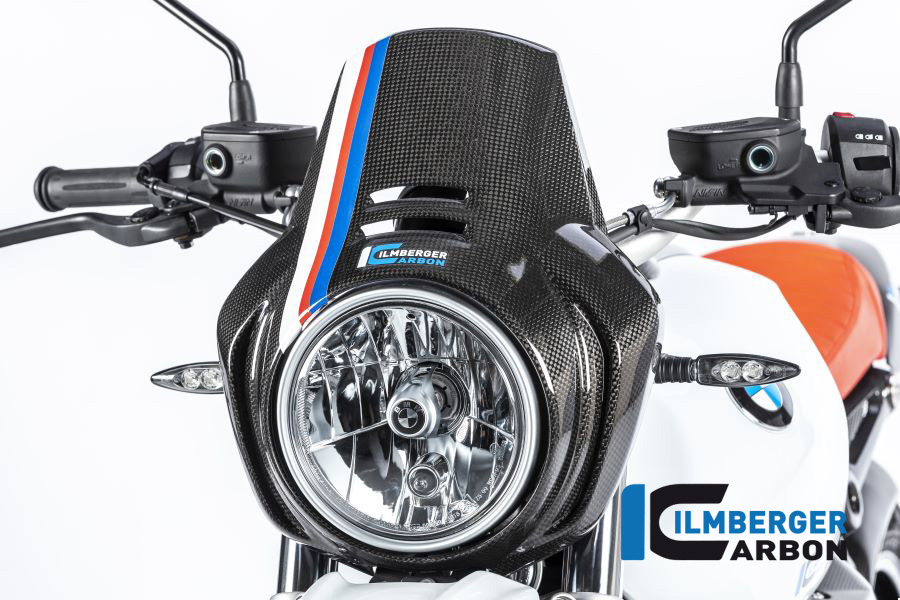 Ilmberger Carbon Scheinwerferverkleidung, glänzend, BMW R nineT Urban GS 2016-