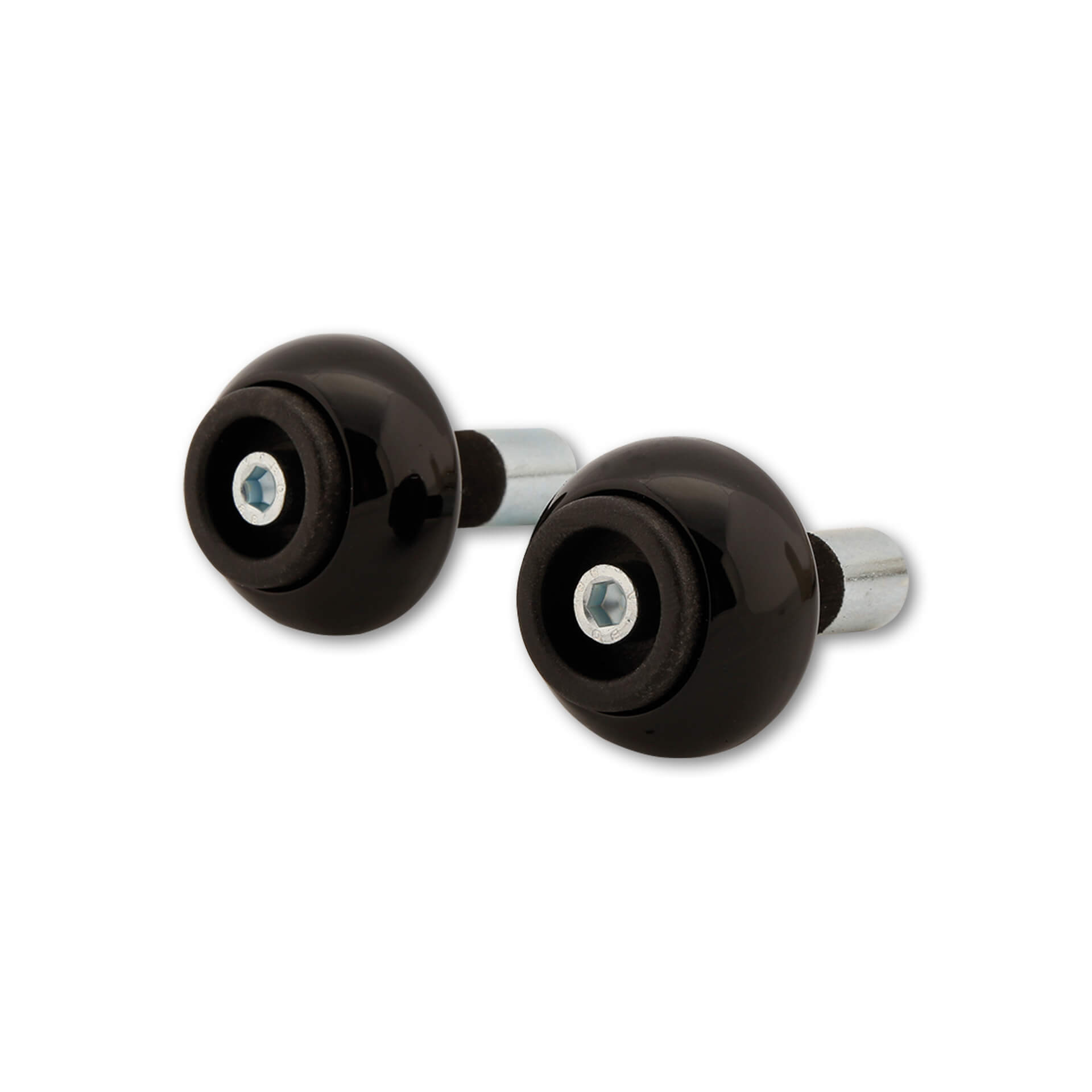 LSL Lenkergewicht Crash Ball Classic, Stahl, für Lenker mit 14 mm Innendurchmesser (Alu-Lenker), schwarz