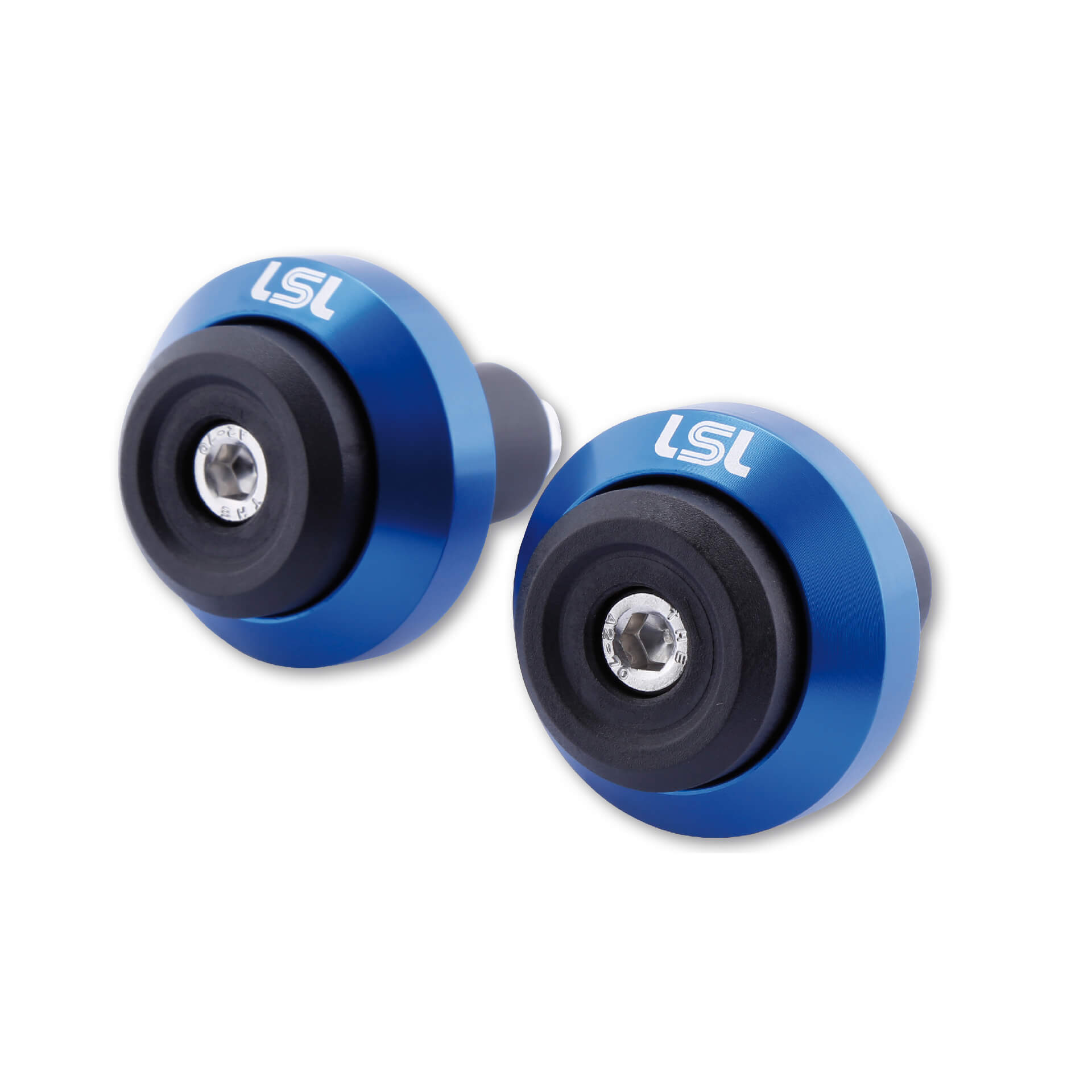 LSL Lenkergewicht GONIA, Aluminium, mit LSL-Logo, für Lenker mit 14mm und 18 mm Innendurchmesser, blau