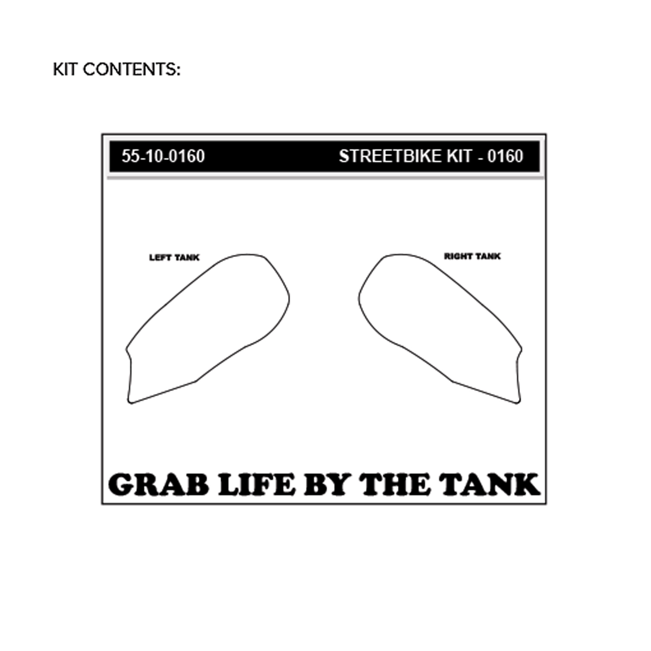Stompgrip klar, Volcano, für Honda CB1000R, 2018-2025
