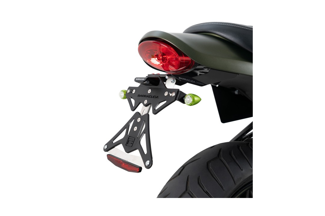 Barracuda Kennzeichenhalter für Kawasaki Z900 RS Modelljahr 2018-