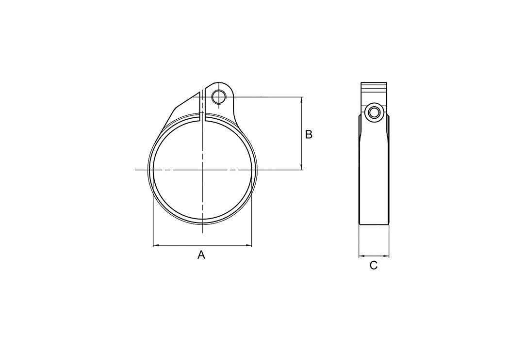Öhlins Zubehör Lenkungsdämpfer Klemmring