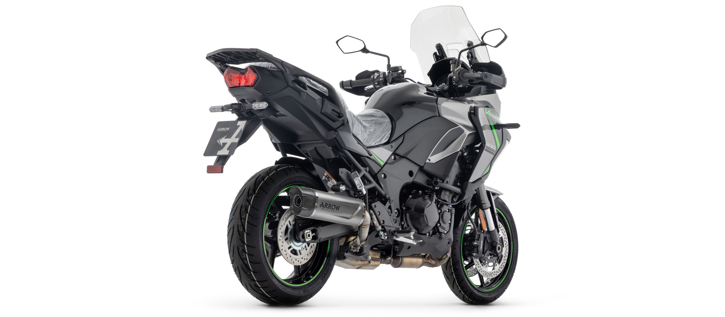 ARROW Auspuff INDY RACE EVO Titan für Kawasaki Versys 1100 Modelljahr 2025-
