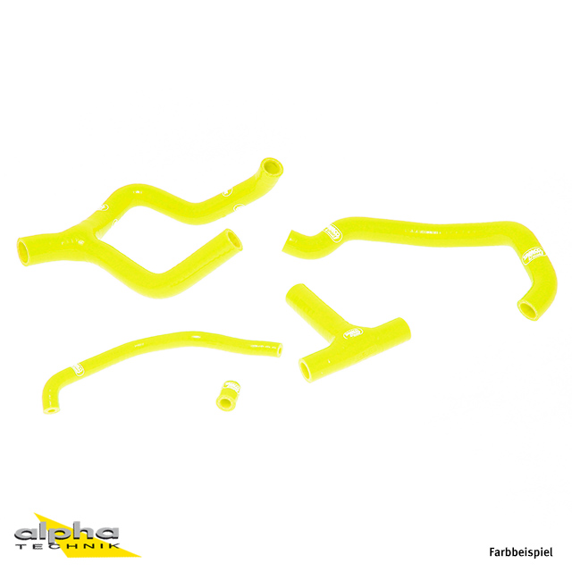SAMCO SPORT Siliconschlauch Kit gelb für Husaberg FE570 FS570 FX570 Modelljahr 2009-2012