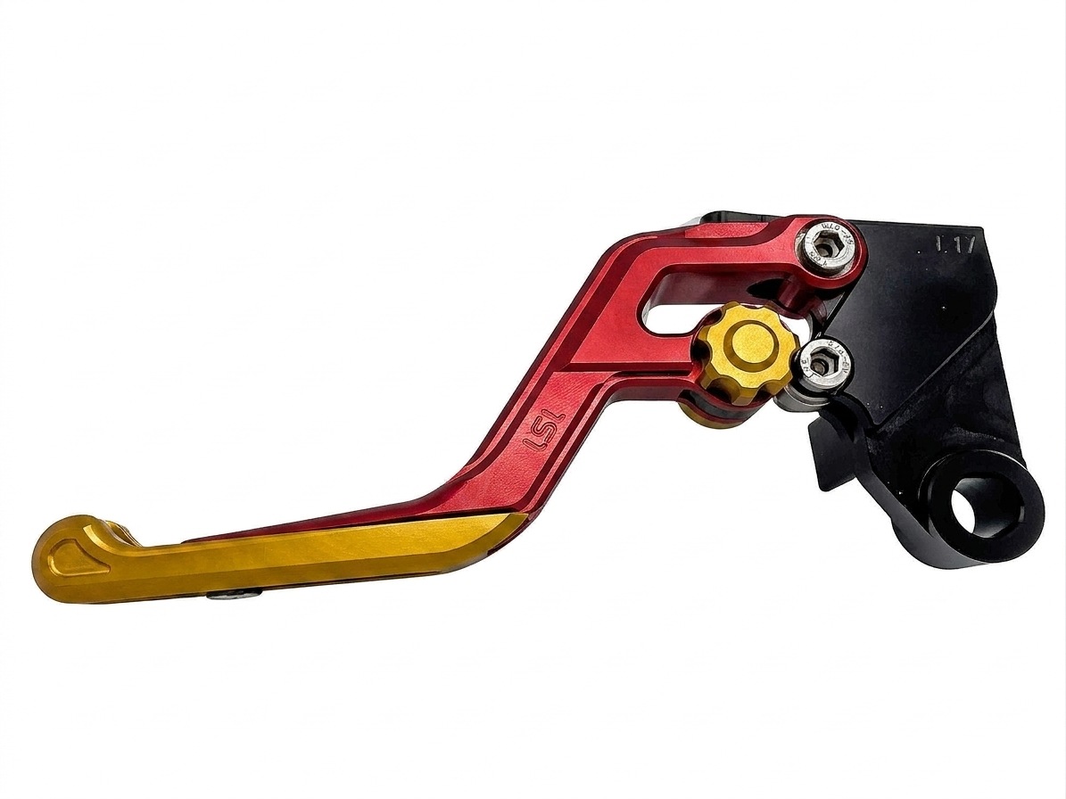 LSL ERGONIA Kupplungshebel L15 Rot/Gold/Gold